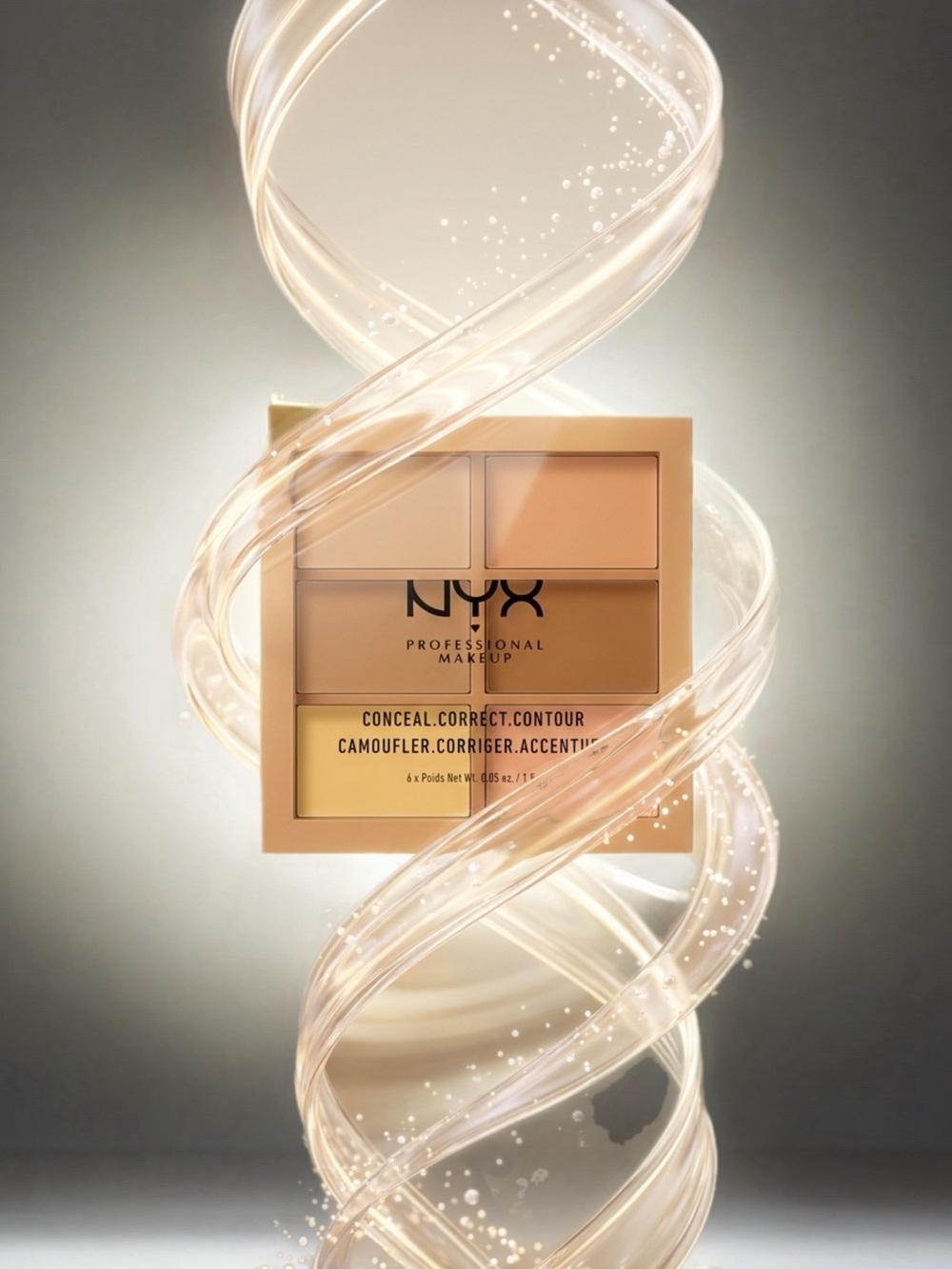 NYX Professional Makeup Conceal, Correct Contour Palette 6 Shades